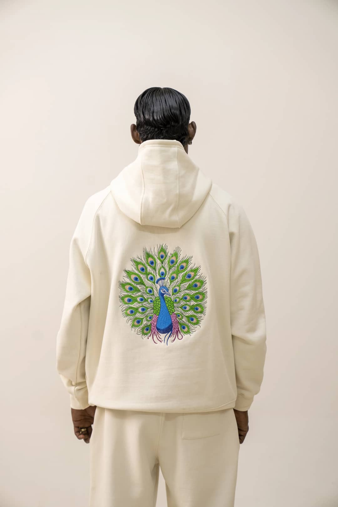 Multi Graphic Embroided Hoodie